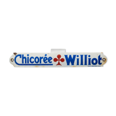 small enamelled advertising plaque "Chicory Williot"
