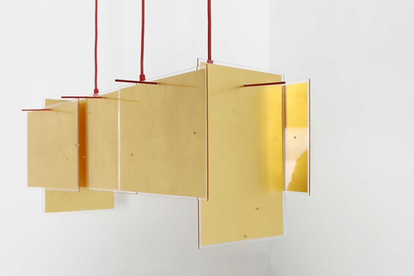 24 karat blau lamp by Ingo Maurer