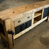 Old carpenter's workbench restored