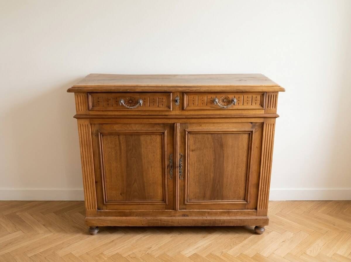 Old wooden sideboard