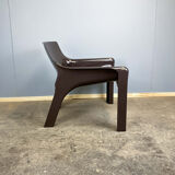 2 Vicario armchairs by Vico Magistretti for Artemide, plastic, 1970s