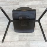 Pair of vintage chairs compass legs galvanitas s22