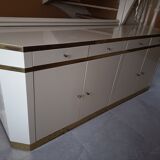 Enfilade with 4 doors signed Jean Claude Mahey