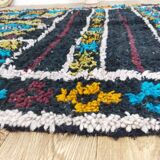 Handmade wool Berber rug 340x140 cm