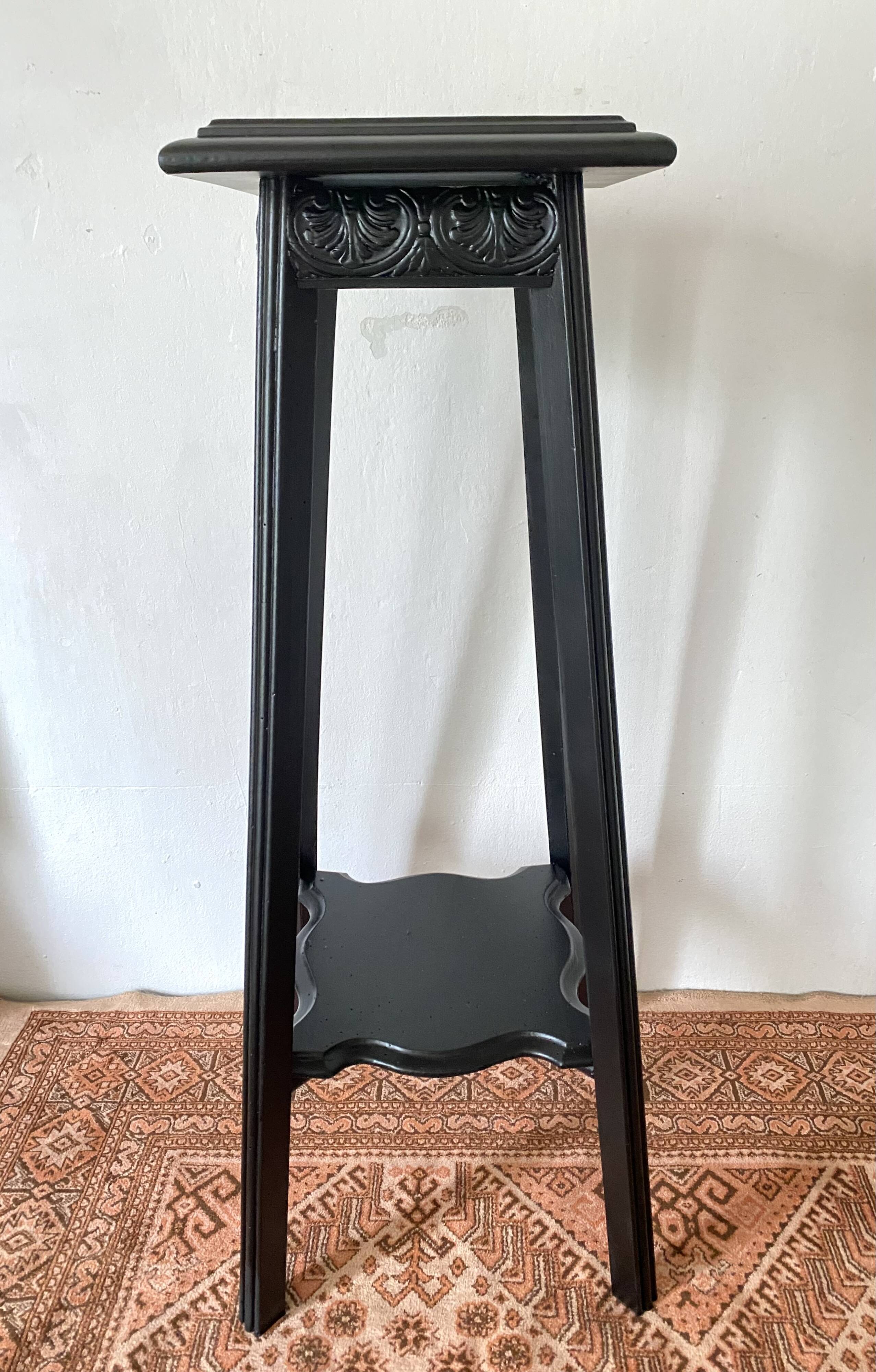 Bolster, old painted plant holder