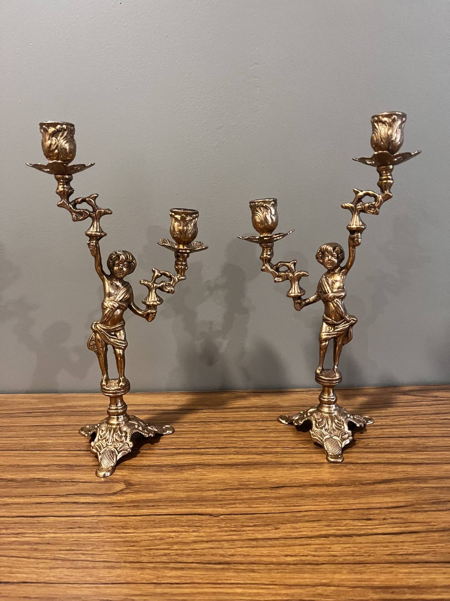 Antique candlesticks