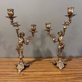 Antique candlesticks