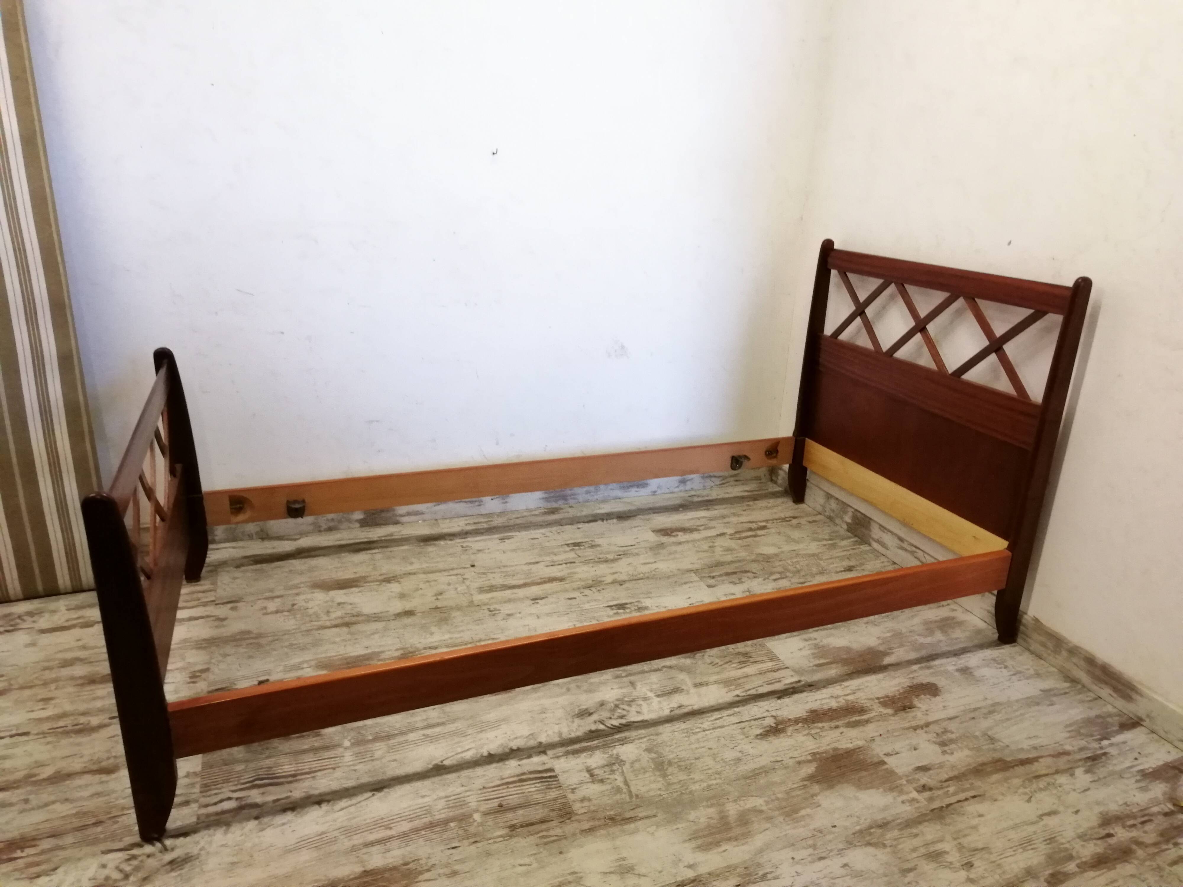 Vintage Scandinavian style bed