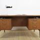 Teak desk with drawers, Denmark 1960
