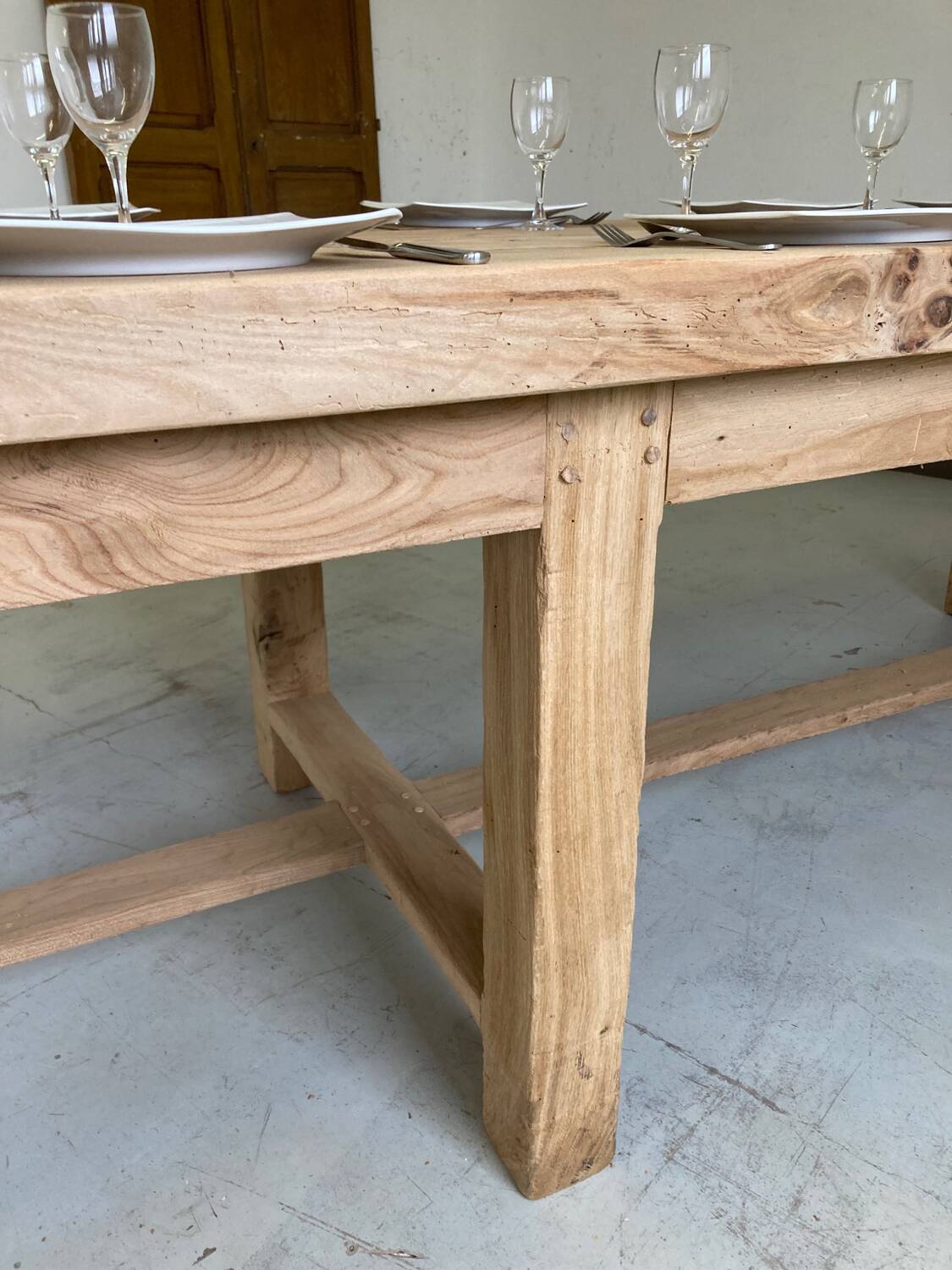 Table de ferme XXXL en 6 pieds