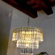 Chandelier Murano iridescent glass Venini, 3 levels, Italy, 1960