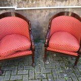 Fauteuil en acajou style 1er empire
