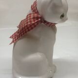 Delft Wit earthenware cat