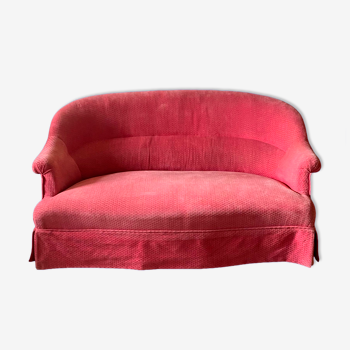 Pink toad sofa bench