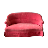 Pink toad sofa bench