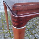 Table danoise en palissandre de Rio à allonges 1960