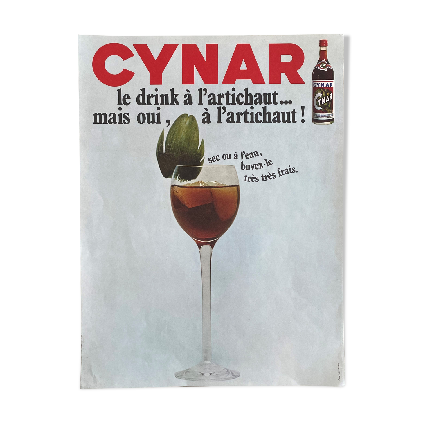 Cynar advertising poster