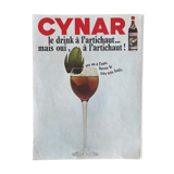 Cynar advertising poster