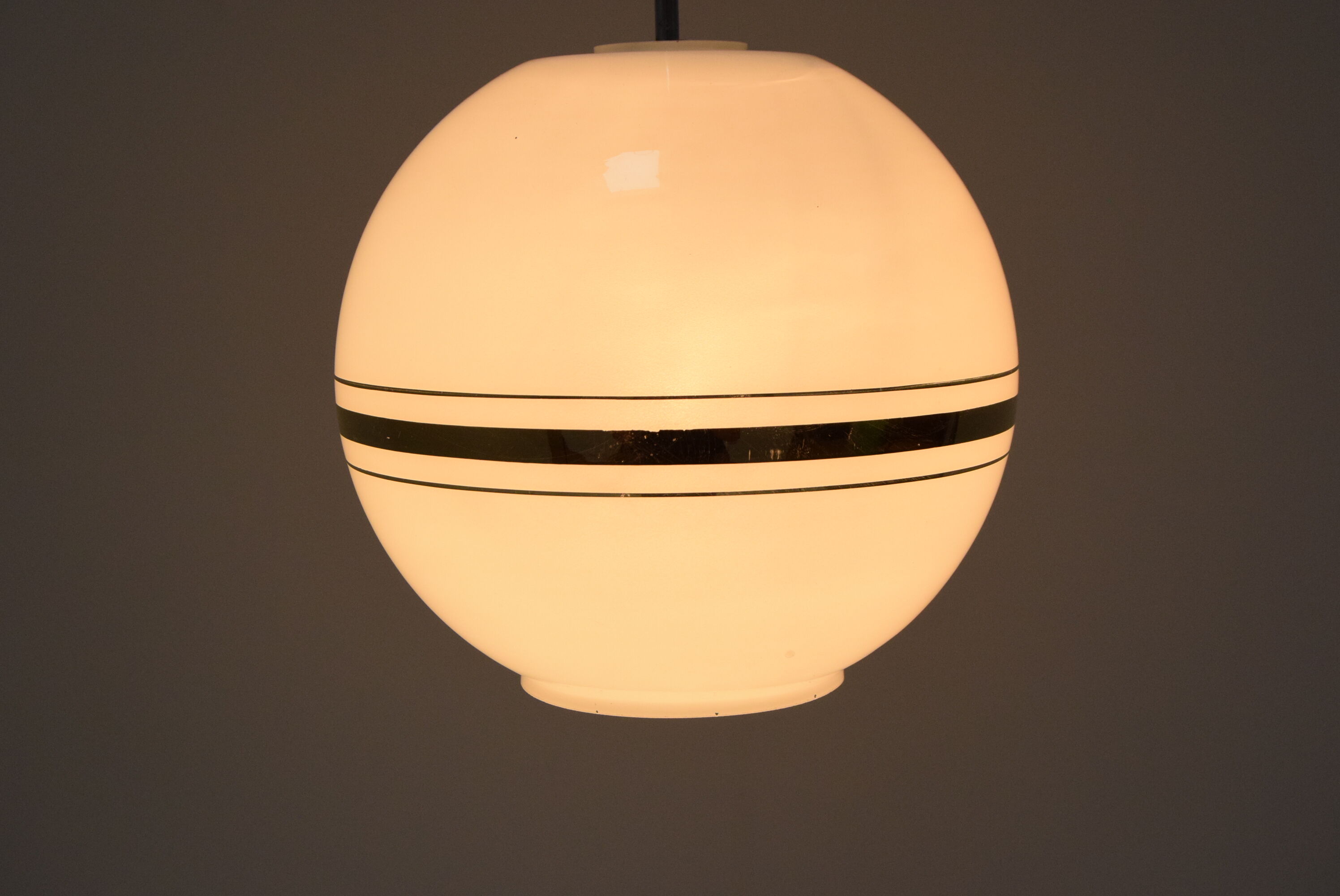 Mid-century Glass Pendant Napako,1970