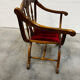 Fauteuil Dagobert, assise rouge