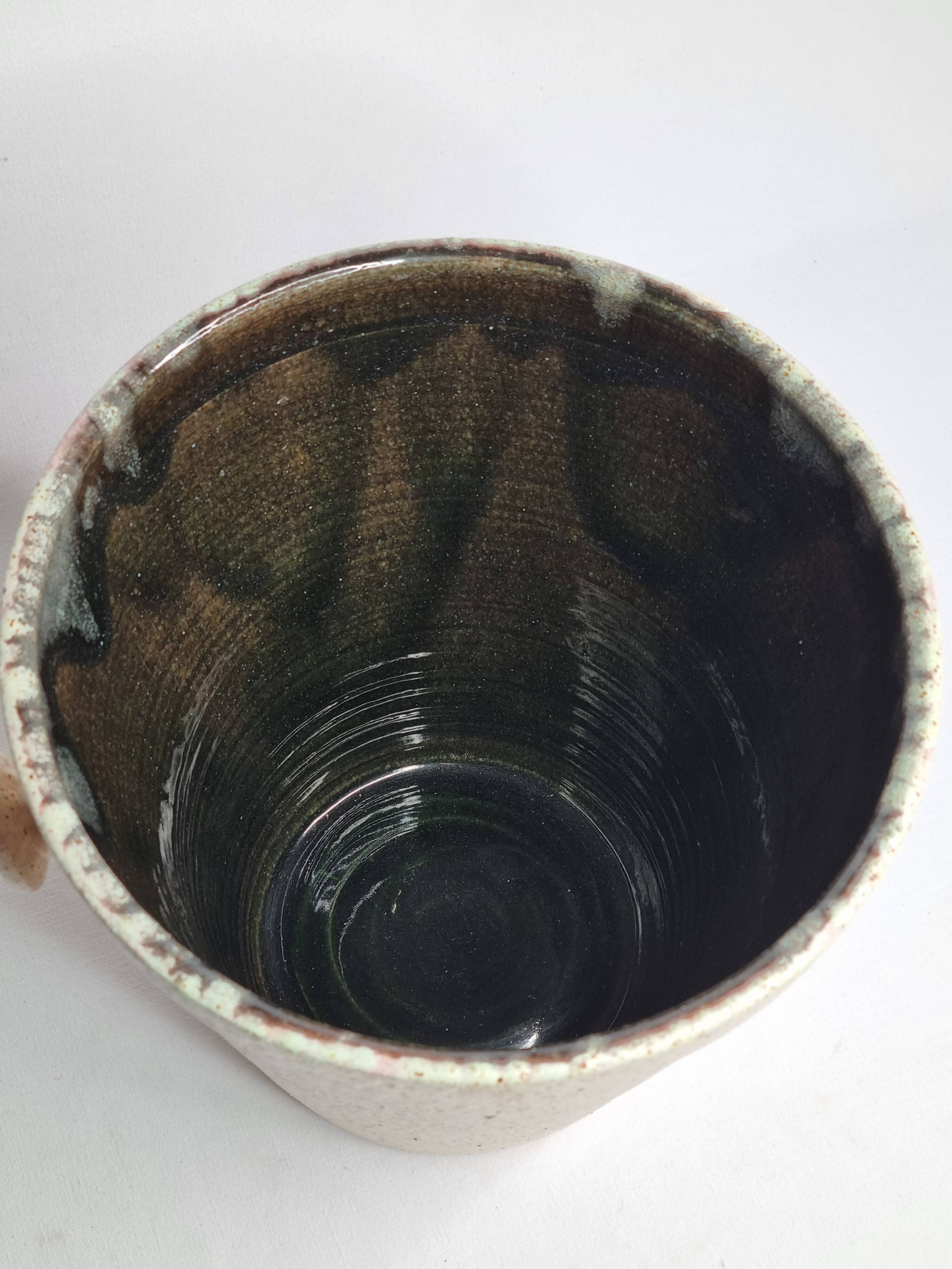 Accolay ceramic champagne bucket, 23 cm