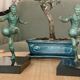 Pair of vintage bookends - Football players - excellent condition
