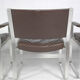 Fauteuils suédois en cuir et en aluminium du milieu du siècle par Karl Erik Ekselius pour Joc Vetlanda, set de 4