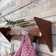 Seventies wall coat rack