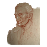 Portrait with sanguine