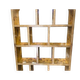 Art Deco library in elm and beech wood
