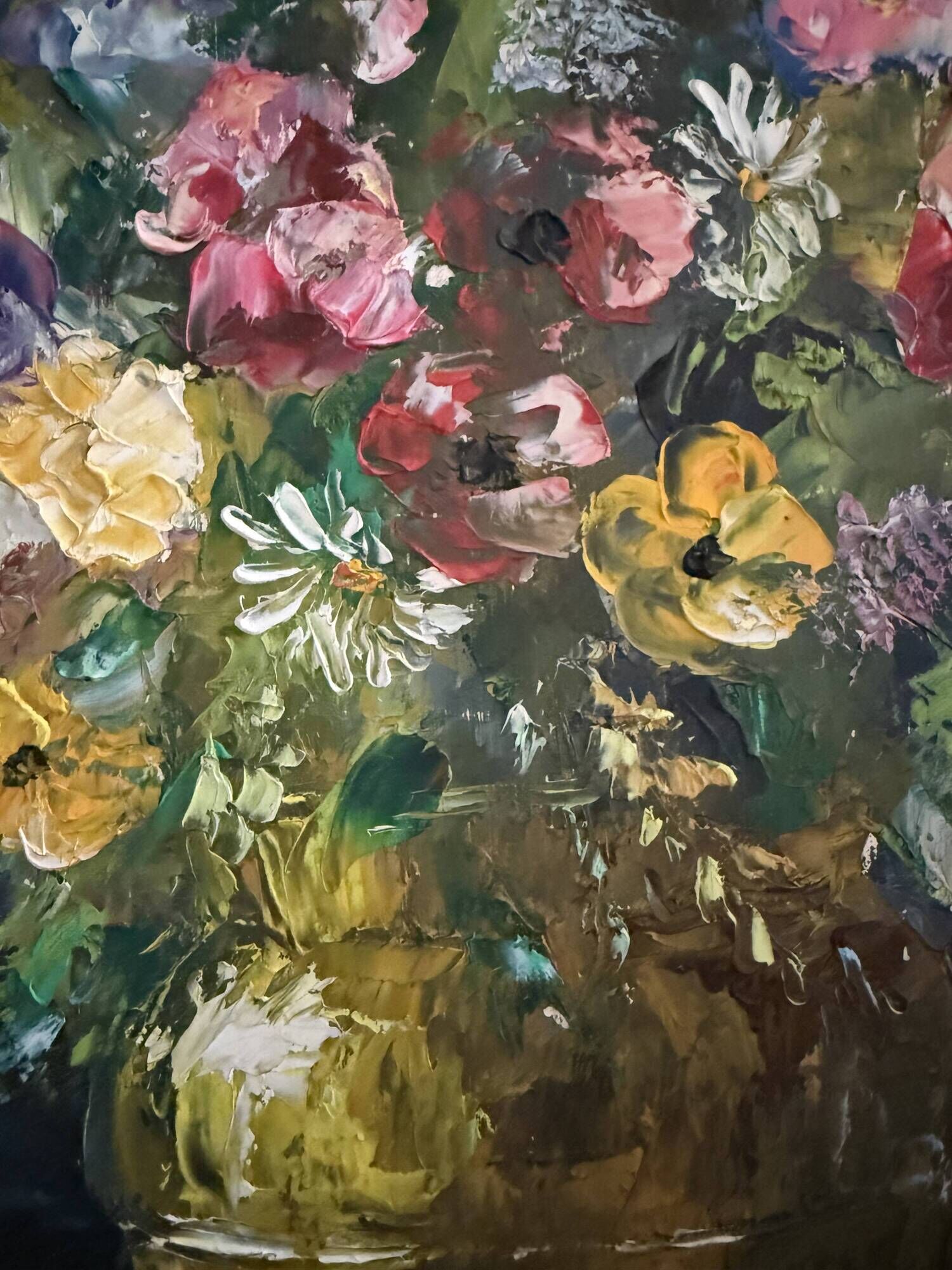 Oil on panel signed Renaud Gouiran