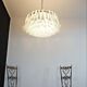 Large vintage murano glass chandelier