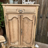 Adorable small country house buffet in raw oak.