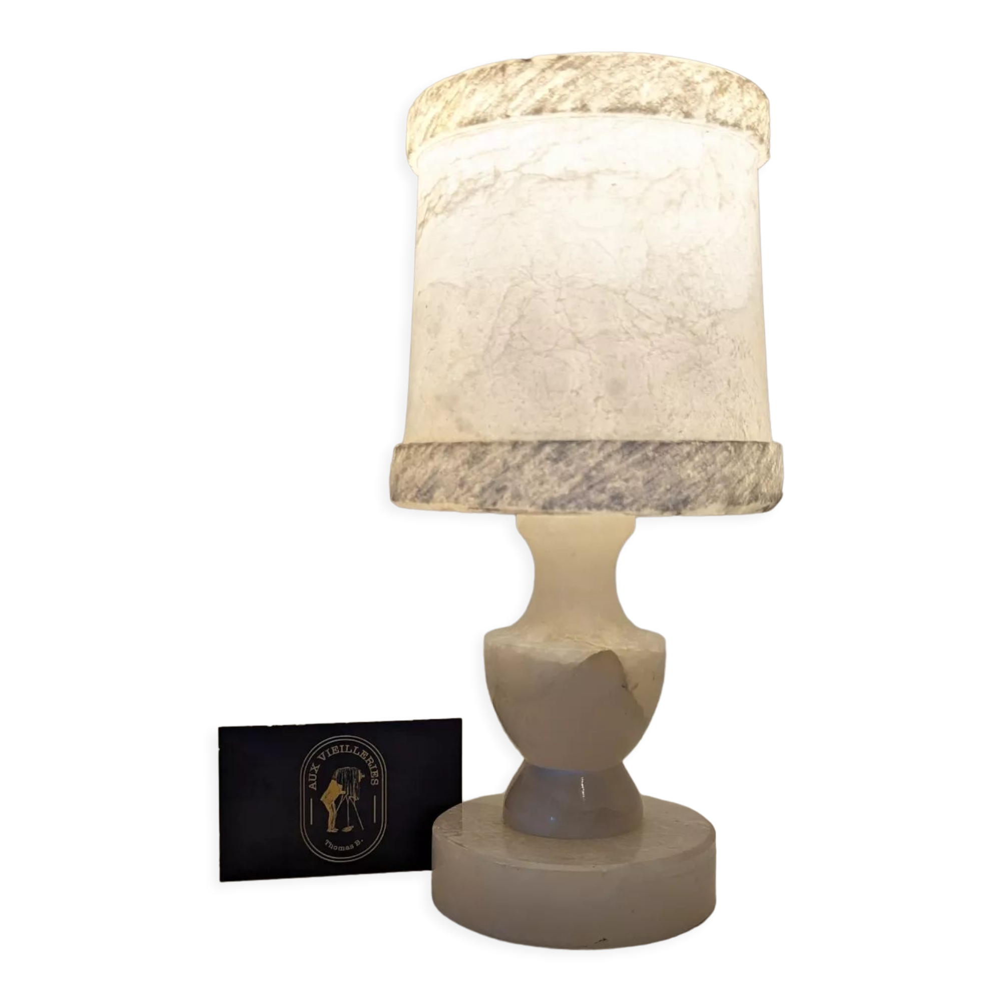 Alabaster lamp