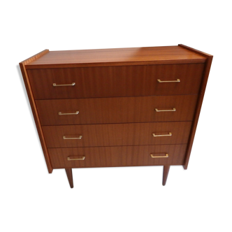 Vintage teak chest of drawers