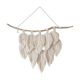 Macramé wall hanging feathers