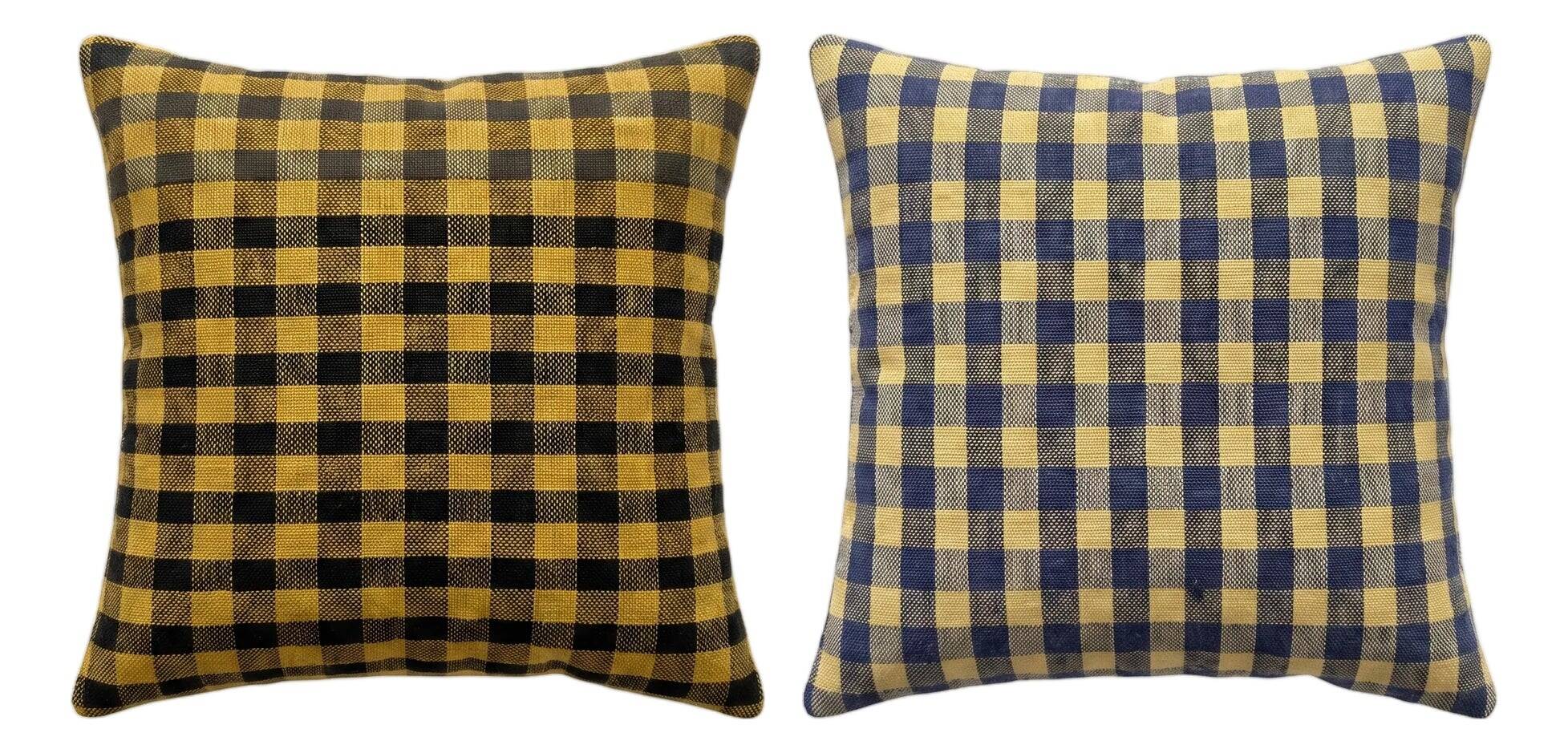 Set of 2 vintage kilim cushion covers 41x41 cm
