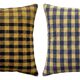 Set of 2 vintage kilim cushion covers 41x41 cm