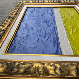 Modernist oil painting on canvas