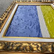 Modernist oil painting on canvas