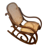 Rocking-chair enfant cannage