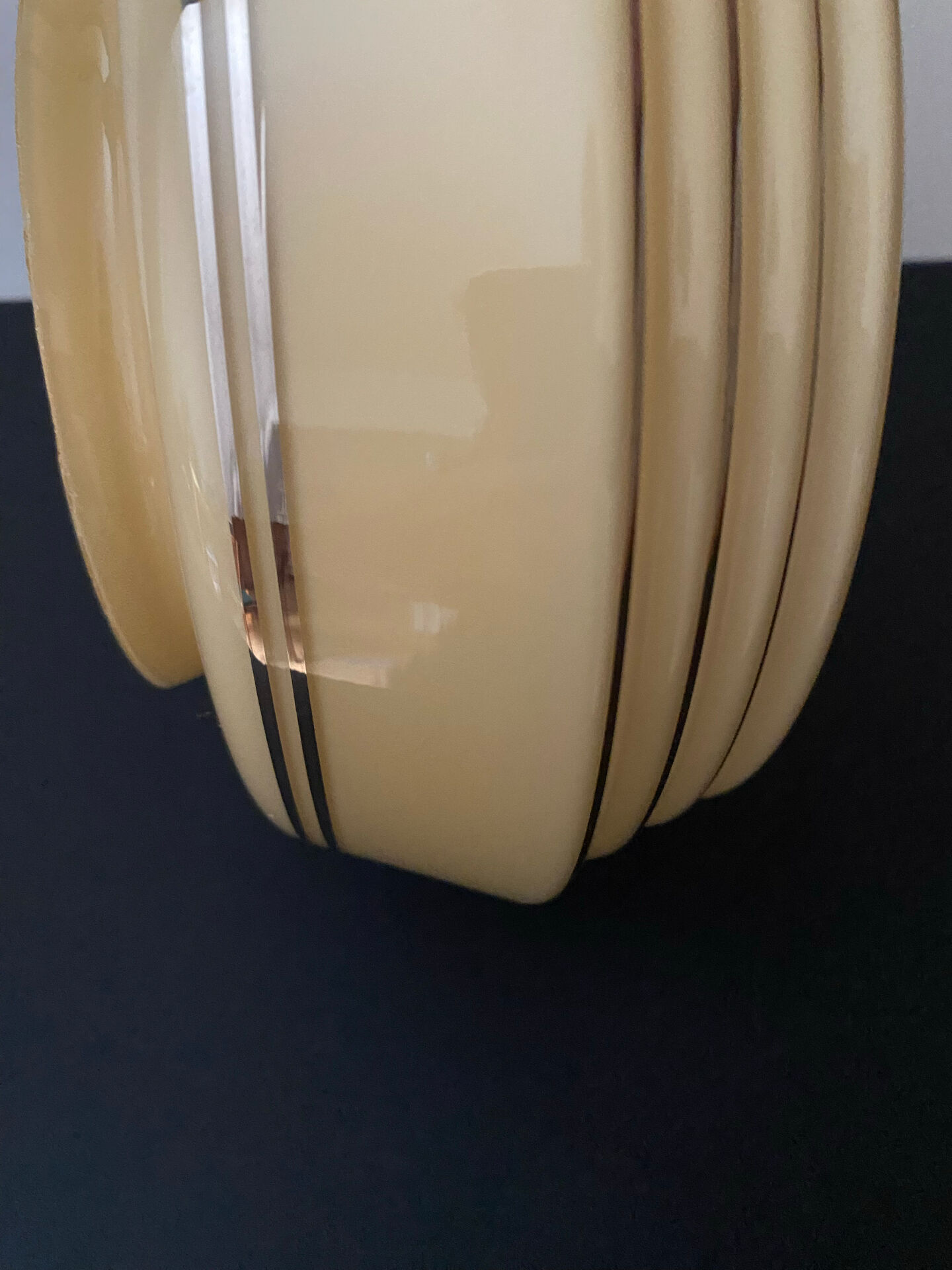 Globe opaline art-déco
