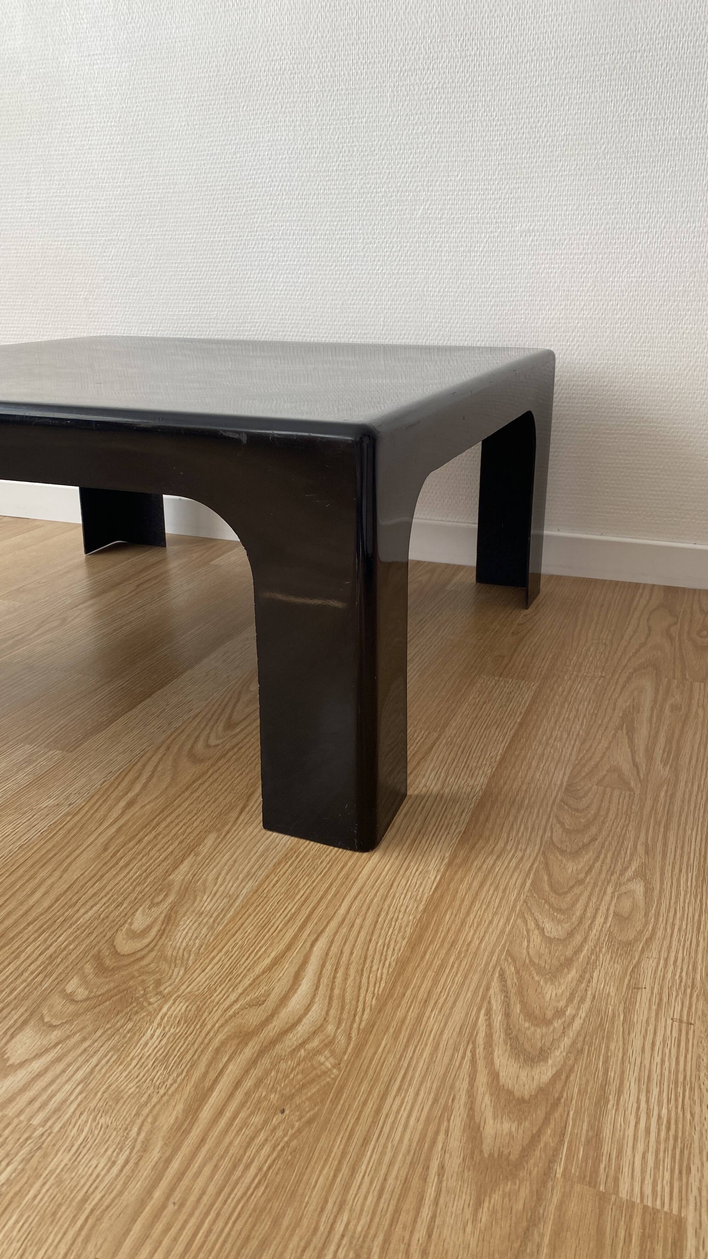 70s fiberglass coffee table