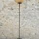 Rispal lampshade on wrought iron floor lamp base