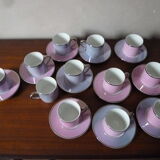 Set of 12 porcelain cups Sarah Creation