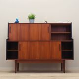 Buffet haut en teck, design danois, années 1960, production : Danemark