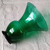 Vintage Green Glass Vase