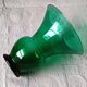 Vase en verre vert vintage