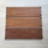 Tomado wall unit with wooden shelves by A. Dekker – Tomado