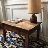 Side table, low wood